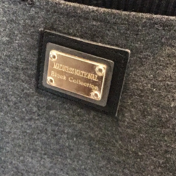 Madness National faux leather/sequin front top, long sleeves, size medium - Picture 14 of 14